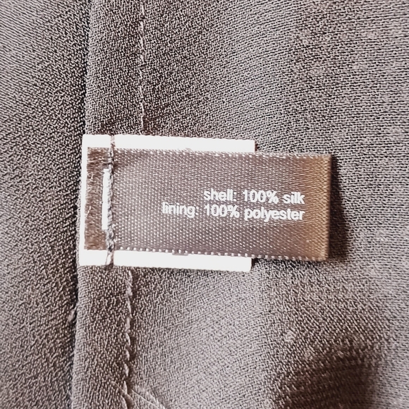 The Limited Women's Black White Floral Print Sheer Silk Skirt Size 4 - Picture 6 of 7